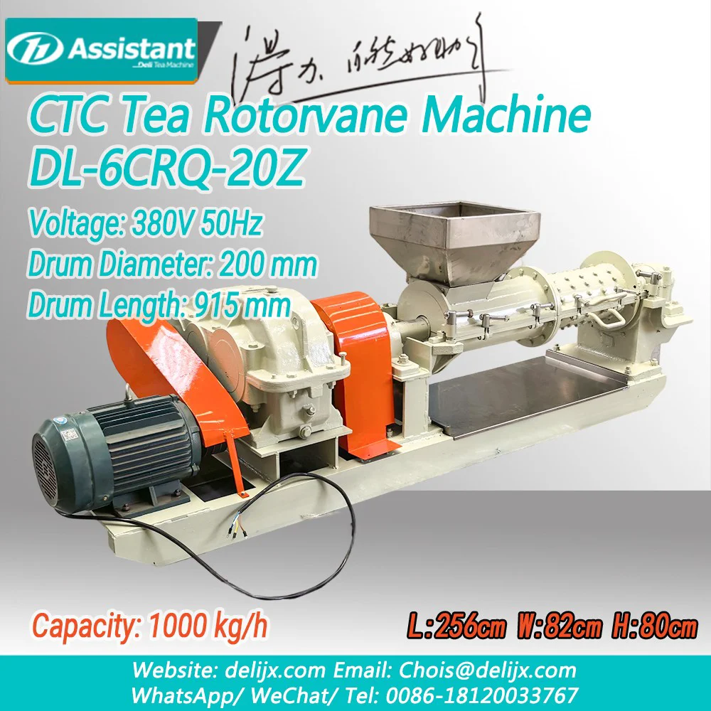 Trung Quốc Máy nghiền cán trà Rotorvane CTC mới DL-6CRQ-20Z nhà chế tạo