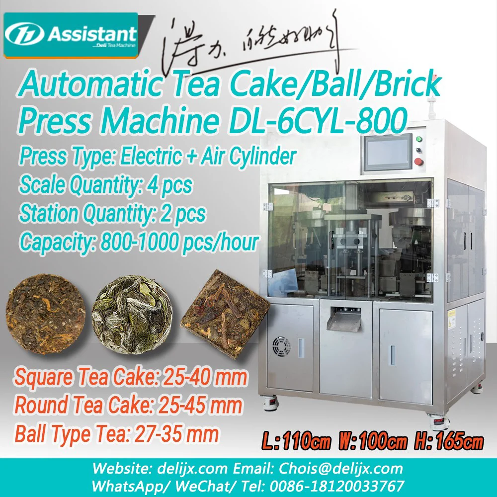 Trung Quốc Máy ép bánh/bóng/gạch nhỏ thủy lực tự động chạy điện DL-6CYL-800 nhà chế tạo